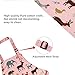 Jennice House Children Aprons, Pure Cotton Canvas Kids Aprons with Adjustable Neck Strap and Pocket Cute Pink Child Chef Aprons for Boys and Girls Cooking Baking Painting Aprons in 2 Sizes (Pink, S)