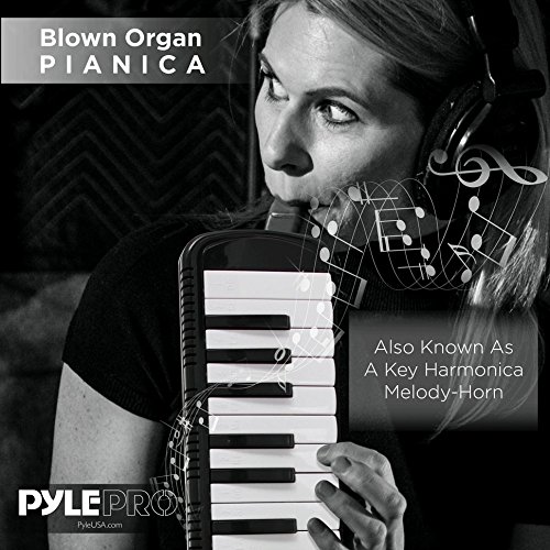 image for Pyle PMLD12BK.5 Melodica - Keyboard Harmonica Instrument