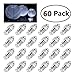 Jofan 60pcs Cool White Mini Lights Paper Lantern Lights LED Balloon Lights for Floral Party Wedding Decoration (Waterproof and Submersible) primary