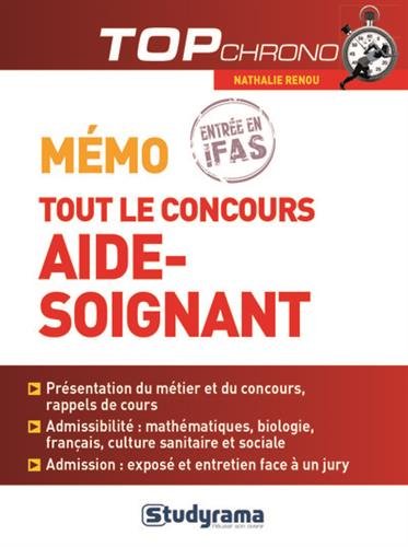 Mémo tout le concours aide soignant