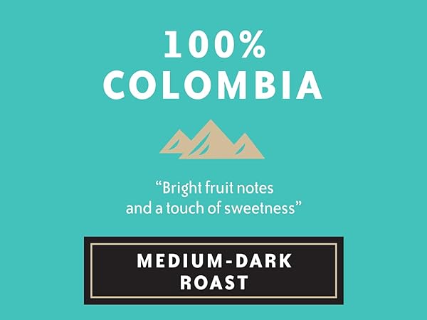 COMMUNITY COFFEE 100% COLOMBIA, MEDIUM DARK ROAST GROUND COFFEE, 12 OUNCE (PACK OF 1)