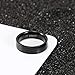 TIGRADE 5mm 7mm Titanium Wedding Band High Polished Two-Tone Blue Center Groove Ring Size 5-11 (6mm-black, 9)