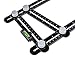 Universal Multi Angle Measuring Ruler Made by Premium Aluminum Alloy with Unique Line Level Embedded Metal Bolts and Nuts Perfect Gifts for Men & DIY-ers