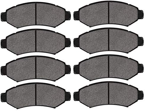 TOPEX Front & Rear Semi-Metallic Brake Pads For Chevy Camaro V6 LS LT 2010 2011 2012 2013 2014