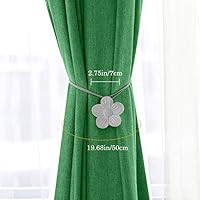 Lewondr Fermatende Raccogli Tenda Con Calamita Potente Forma A Fiore Dimensioni 4998 Cm Accessori Tende E Tendine Decorazioni Finestre Fermatende