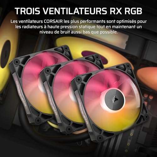 iCUE LINK TITAN 360 RX RGB Refroidisseur Liquide Pour CPU – Noir