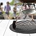 Diversitech Original Grill Mat - BBQ Floor Mat - Put Under Gas Grill, Fryer, Fire Pit - Protects Decks and Patios - 30 Inches - Round - Gray