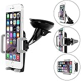 Best Car Mount Holder, ENGIVE New Combination of Vehicle Mount and Car Air Vent Holder for iPhone 6s/6 Plus, Samsung S7/S7 EDGE/S6/S6 EDGE, LG G5, HTC ONE M9, SONY Z5/Z4, Lumia 950xl Smartphones