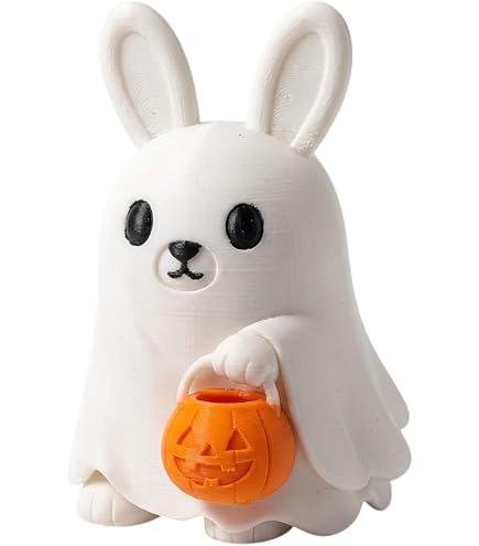 Amazon.com: Little Ghost Bunny Collectible Figurine - Spooky