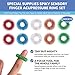 Special Supplies Spiky Sensory Finger Acupressure Ring Set (Pack Of 10) Cool Hand Fidget Toy For Kids Teens & Adults Silent Stress Reducer & Massager - Helps With Focus ADHD & Autism