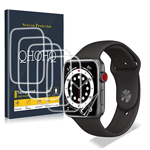 [6 Pack] QHOHQ Screen Protector for Apple Watch Series 6/Watch SE 44mm