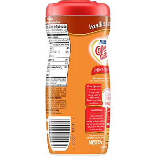 Coffee-mate Vanilla Caramel Powdered Coffee Creamer, 15 Ounce - Thumbnail 3