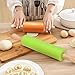 Alimat PluS Silicone Rolling Pin, Dough Roller for Pizza, Cookie with Wooden Handle and Surface, 2 Pack Rolling Pins for Baking (9+12 Inch)