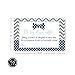 Bow Tie Diaper Raffle Tickets - 25 Pack - Boys Baby Shower Game for Prizes - Diaper Raffle Invitation Insert Cards