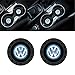 Auto sport 2.75 Inch Diameter Oval Tough Car Logo Vehicle Travel Auto Cup Holder Insert Coaster Can 2 Pcs Pack Fit Volkswagen Accessory