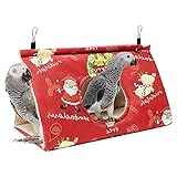 Rypet Christmas Bird Bed for Cage - Hanging Hammock