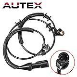 AUTEX 2PCS ABS Wheel Speed Sensor Front Left & Right ALS504 compatible with Ford F-150 2005-2008 4.2L 4.6L 5.4L 4WD/Lincoln Mark LT 2006-2008 5.4L 4WD