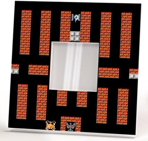 Video Retro Game Wall Framed Mirror Decor Gamer Printed Fan Art Gaming Home Playroom Design Gift