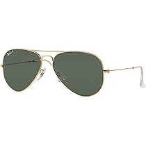 Amazon.com: Ray-Ban RB 3025-001/58 Arista Large Metal Aviator  