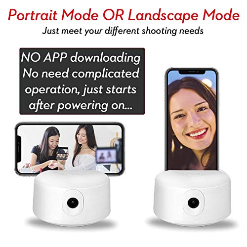 Smart Tracking Camera Mount Auto Moving Cell Phone Holder Tripod Selfie