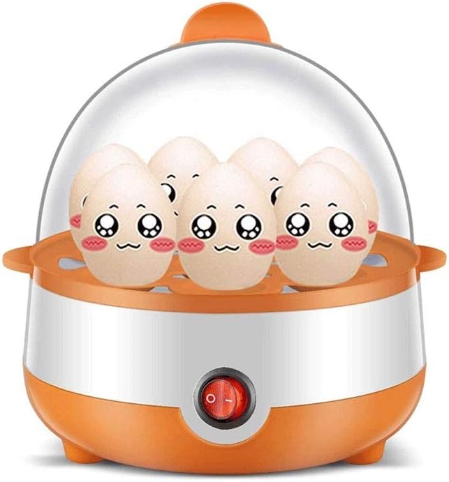 Z-COLOR Rapid Egg Cooker Electric for for Hard Boiled, Poached, Scrambled, Omelets, Steamed Vegetables, Seafood, Dumplings & More 7 Capacity