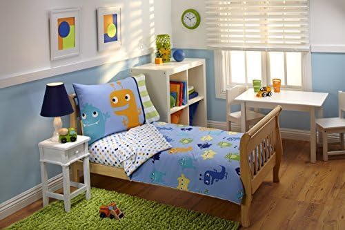 Everything Kids Toddler Bedding Set, Monster by Everything Kids