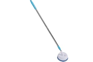 TOPINCN Cordless Electric Mop, Long Adjustable Handle Strong Wiping Flexible Head Cordless Spin Mop for Floor Window Ceiling,
