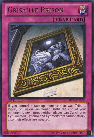 Yu-Gi-Oh! - Grisaille Prison (SHSP-EN078) - Shadow Specters - 1st Edition - Rare