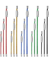 30 pcs Metal Wire Keychains, CNYMANY 4