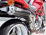 Ducati Monster S4R S4RS Testastretta Zard Exhaust Carbon Mufflers +2.5HP