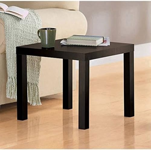 Mainstays Parsons Side End Table, Multiple Colors (Expresso)