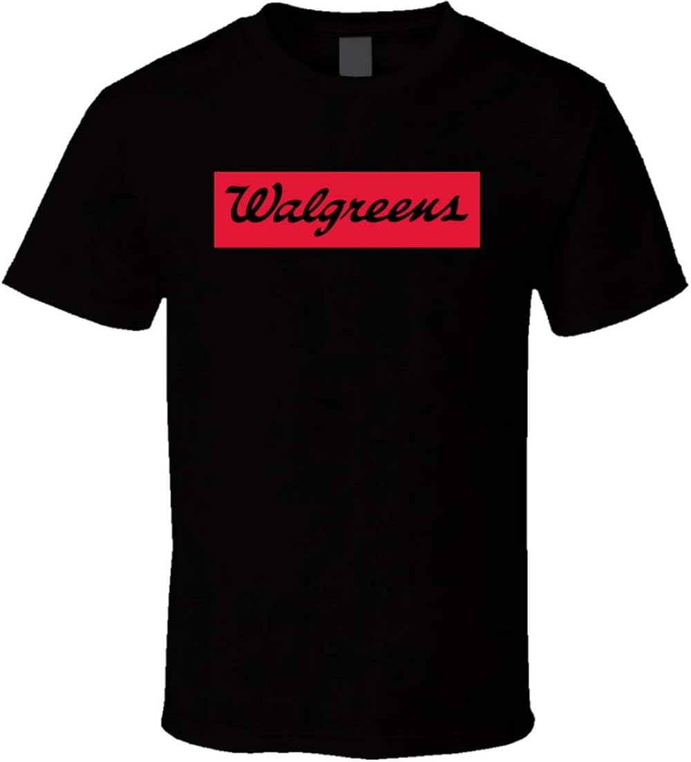 FULING Walgreens Logo Store Fan T Shirt Negro Amazon.es Ropa y accesorios