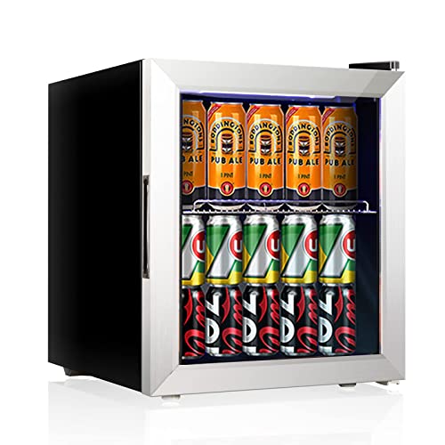 Advanics Auto Defrost Beverage Cooler Refrigerator, 60 Can Mini Drink