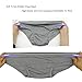 Starly Mens Cotton Disposable Underwear Panties Handy Briefs for Travel Fitness Grey (10pk) (S)