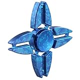 Wangyue New Big Crab Claws Quadruple-Spinner Hands Spinner Premium Made Luxury Quality Stress Reducer Blue