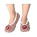 Womens Soft Pointe Snoozies Ballerina Slippers with Comfort Fit Sole