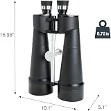 Celestron SkyMaster 25x100 Binoculars Porro Prism BaK-4 Multi-Coated Lens Black view 7