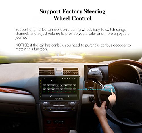 JOYING Car Stereo 4GB + 32GB Octa Core 8 inch Double Din with Zlink & Android Auto Video Out Fast Boot DVR RCA Backup Camera - Thumbnail 5