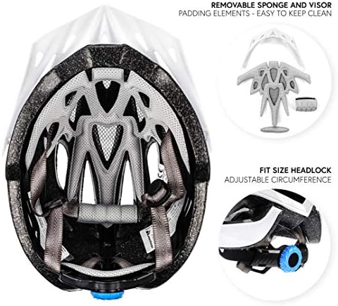 Casque Vélo VTT et VTC Adulte Jeunesse Unisexe Casque de Cyclisme de Réglable de Sport pour BMX Skate Scooter Patines Conçu pour la Sécurité des Utilisateur Marven