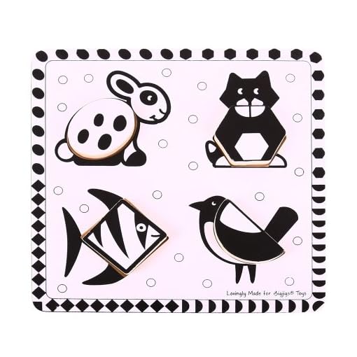 Bigjigs Toys BJ515 Pets Black and White Puzzle - Image 3