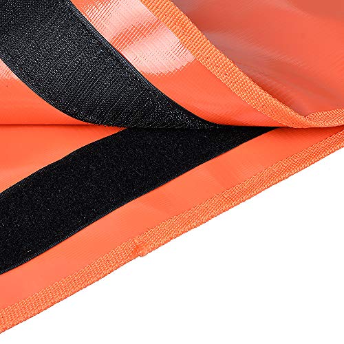 Orange Winch Recovery Rope Damper Dampener Blanket with Storage PocketLight The Best Winch