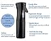 Yebeauty Hair Mister Spray Bottle, 5.4oz Empty Plastic Ultra Fine Continuous Water Mister Sprayer Bottle Hair Spray Bottle for Hairstyling, Skin Care, Cleaning, Plants and Misting, Black 160ml
