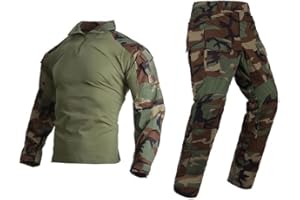 EMERSONGEAR Gen3 Uniform,Military Painball Suit,Army Airsoft Combat BDU Pants Shirt with Knee Pads