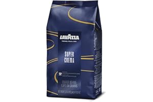 Lavazza Super Crema Whole Bean Coffee Blend, light-Medium Espresso Roast, 2.2 Pound (Pack of 1) ,Premium Quality, Aromatic, M