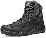 CQR CLSL CQ-BZ101-CAR_Men 10.5 D(M) CLSL Men's Side-Zip Combat Military Tactical Mid-Ankle Boots EDC Outdoor Assault BZ101
