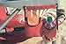 Tommy Bahama 2 Backpack Cooler Chair with Storage Pouch and Towel Bar (Orange/Red and Orange/Red)