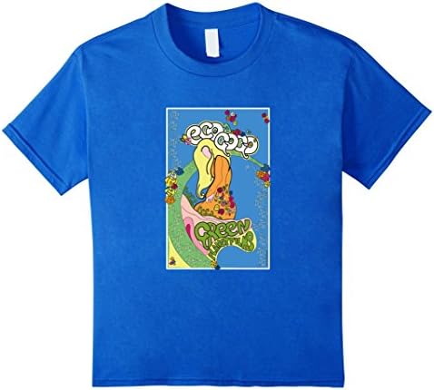 Kids Official Green Planet Films Eco-A-GoGo Poster T-shirt 4 Royal Blue