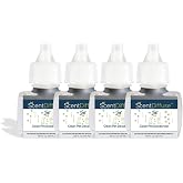Scent Fill Clean Pet Plug in Air Freshener, 4 Scented Oil Refills