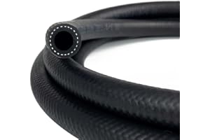 Tintvent 3/8 Fuel Line Hose NBR Rubber, Tube Hose Suitable for Small Engines, Marine, 10Feet (3 Meter)