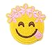 24pcs/lot Emoji Patches Embroidered Iron on Badge Applique for Clothes (Mixed colors Set 5)